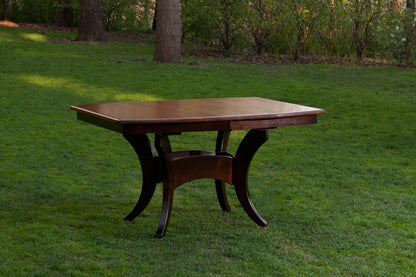 QW Amish Galveston Single Pedestal Table - 371Y-GALVESTONSGL