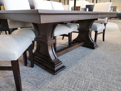 QW Amish Georgetown 9pc Set - 371Y-LEXINGTON|258M-CRA-401-SIDE-ADD STRETCH-FAB