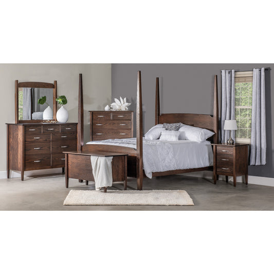 QW Amish Imperial Bed - 933T-052Q
