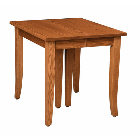 QW Amish Keystone Expandable Leg Table - 614S-KEYSTONE