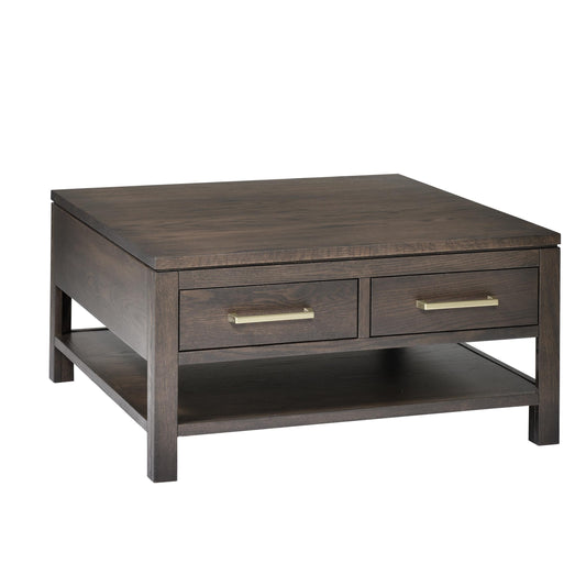 QW Amish Leon 36" x 36" Coffee Table - 857W-L-804-CT