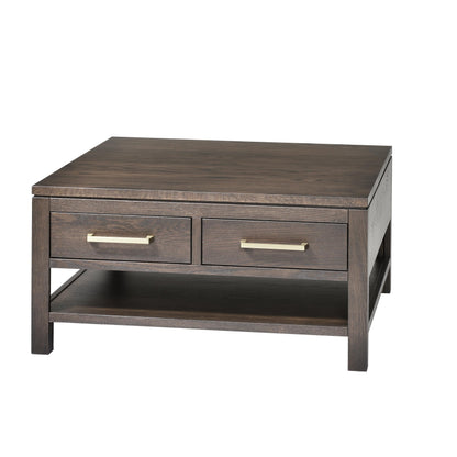 QW Amish Leon 36" x 36" Coffee Table - 857W-L-804-CT
