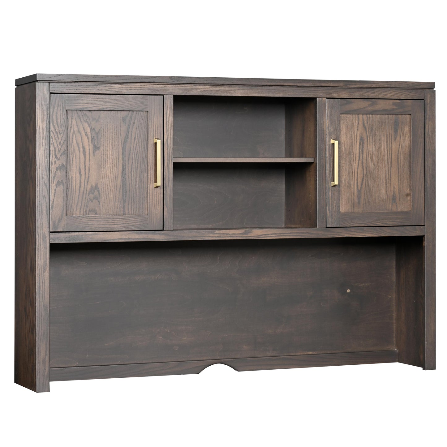 QW Amish Leon Wall Desk w/ Optional Hutch - 857W-L-701-WD