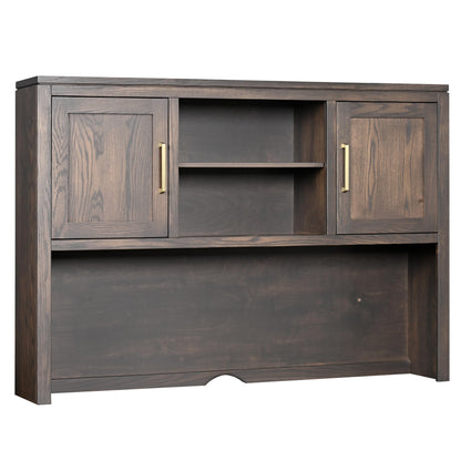 QW Amish Leon Wall Desk w/ Optional Hutch - 857W-L-701-WD