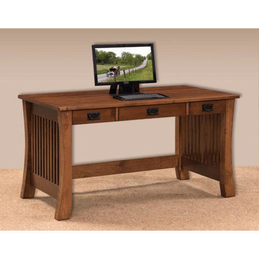 QW Amish Liberty 56" Writing Desk w/ Optional Hutch - 162T-3056LBWD