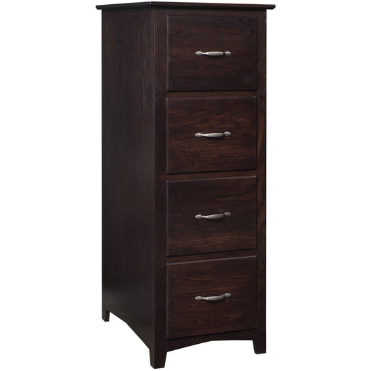 QW Amish Linwood 4 Drawer File - 132H-LW-7456