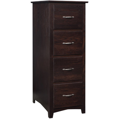 QW Amish Linwood 4 Drawer File - 132H-LW-7456