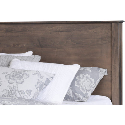 QW Amish Lodge Slab 6 Drawer Storage Bed