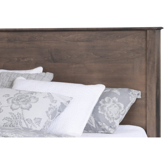 QW Amish Lodge Slab 6 Drawer Storage Bed