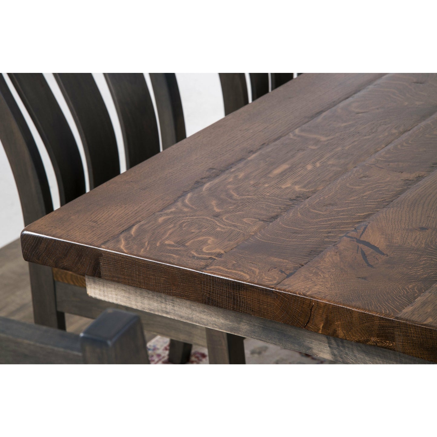 QW Amish Lodge Table - 115T-LODGE-1-7/8WM,4X4