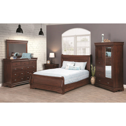 QW Amish Luxembourg Bed - 205Y-TR6100-Q