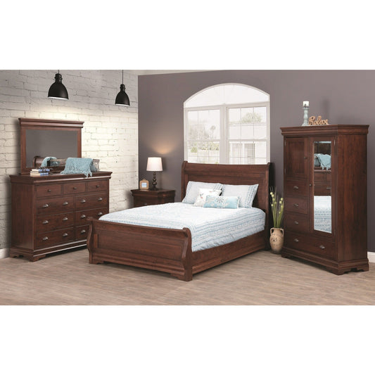 QW Amish Luxembourg Bed - 205Y-TR6100-Q