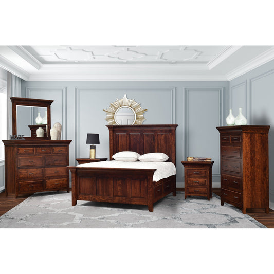 QW Amish Marcella 3 Drawer Nightstand - 139B-MB4693
