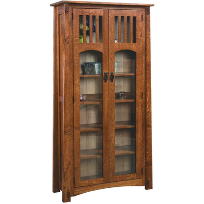 QW Amish McCoy 2 Door 72"H Bookcase - 206S-1105