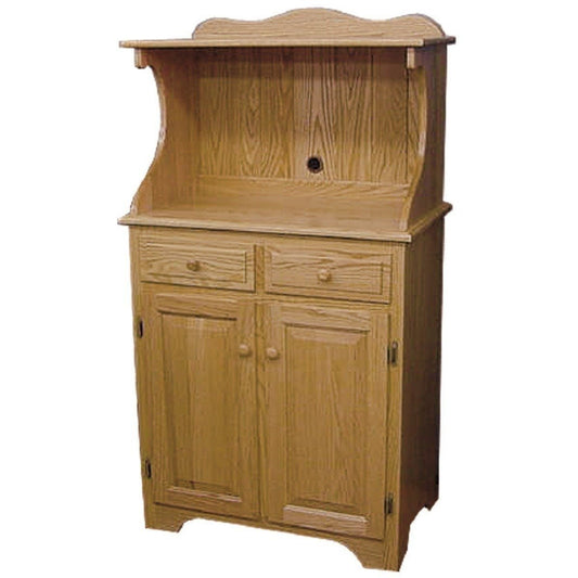 QW Amish Microwave Cabinet - 167A-PLW-0137