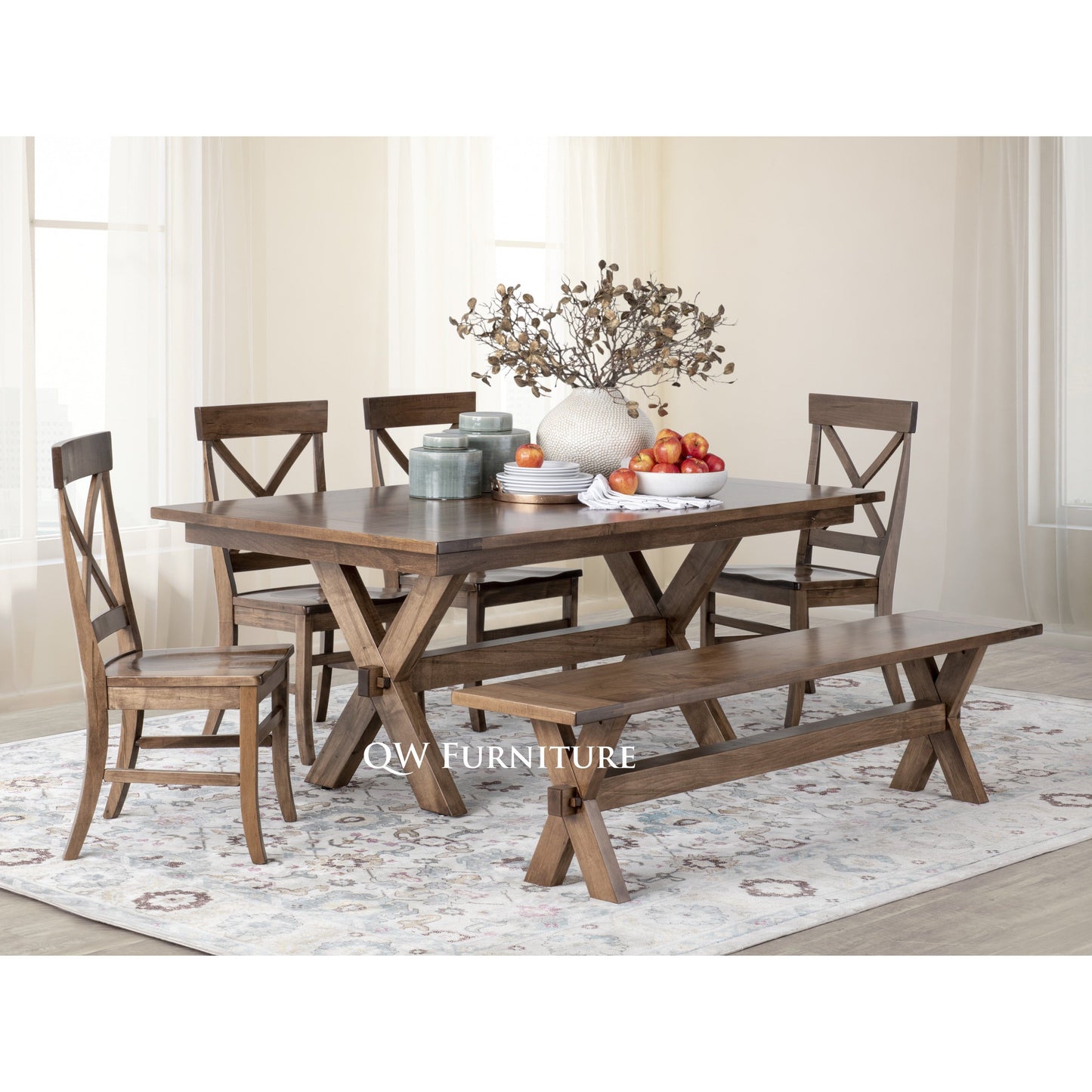 QW Amish Naples Table - 371Y-NAPLES