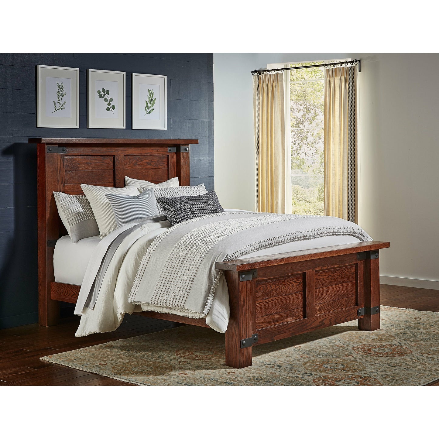 QW Amish Orewood Bed - 933T-083F
