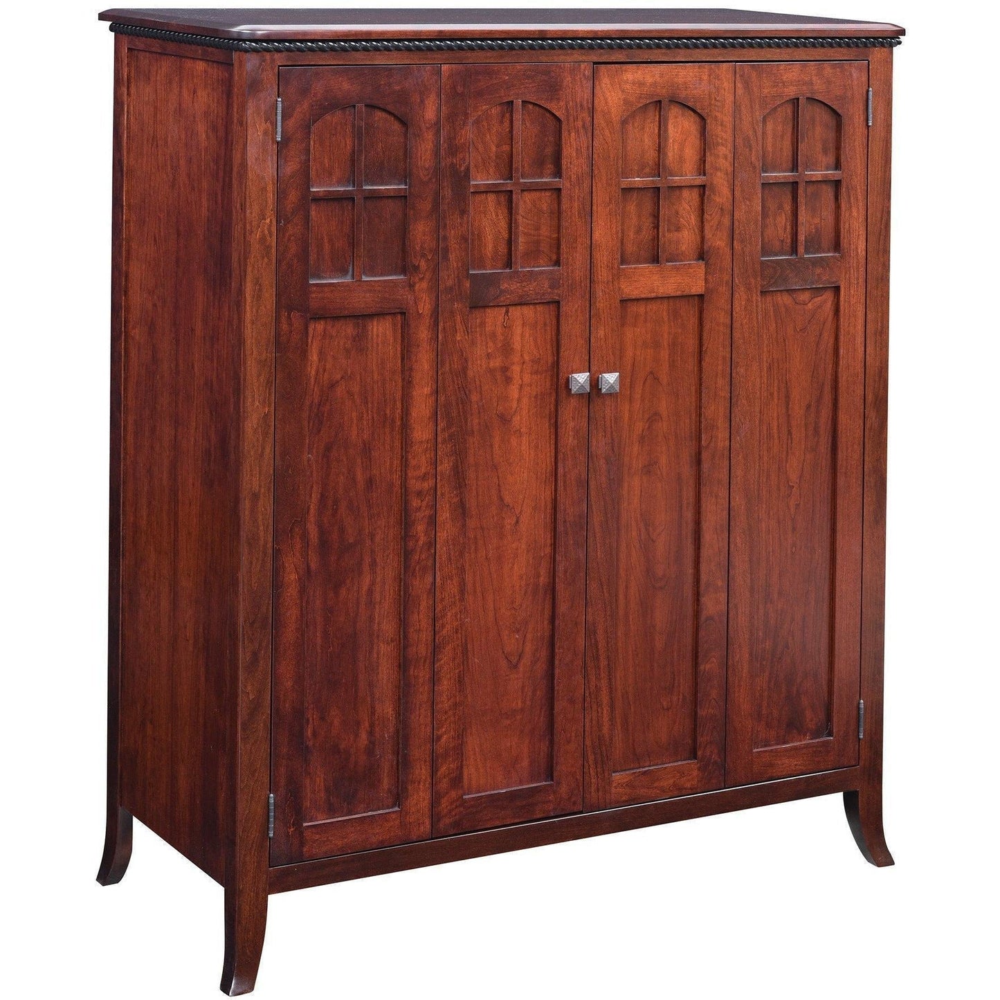 QW Amish Petite Mt Eaton Computer Armoire - 202L-GO-3208