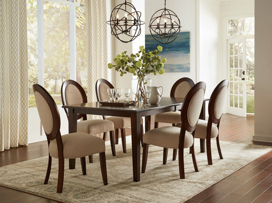 QW Amish Roanoke 7pc Dining Set - 371Y-SHAKERLEG,187H-ROANOKE