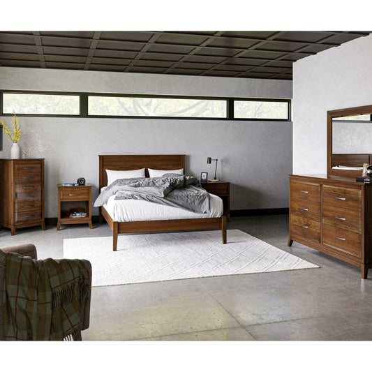 QW Amish Saratoga Bed - 205Y-TR8600-Q