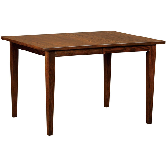 QW Amish Shaker Leg Table - 371Y-SHAKER LEG-S/S