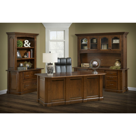 QW Amish Signature Lateral File with Optional Bookshelf - 450C-SIG-1704