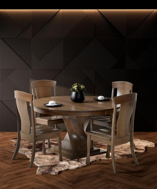 QW Amish Helix Twist Table - 371Y-SPIRAL-PEDESTAL