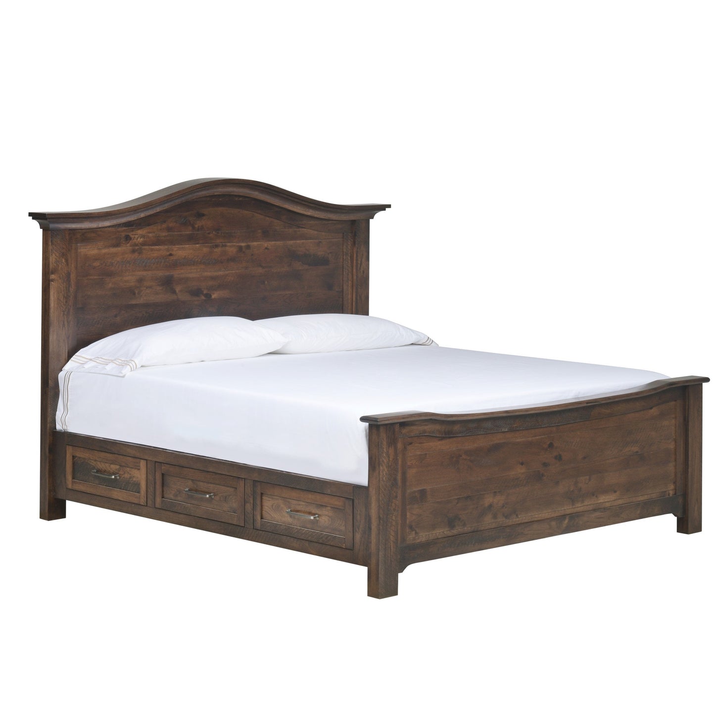 QW Amish Teton 5pc Set w/ Storage Bed - 857W-TETON-STORAGE-5PC-QN