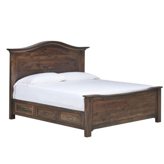 QW Amish Teton 5pc Set w/ Storage Bed - 857W-TETON-STORAGE-5PC-QN