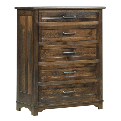 QW Amish Teton 5pc Set w/ Storage Bed - 857W-TETON-STORAGE-5PC-QN