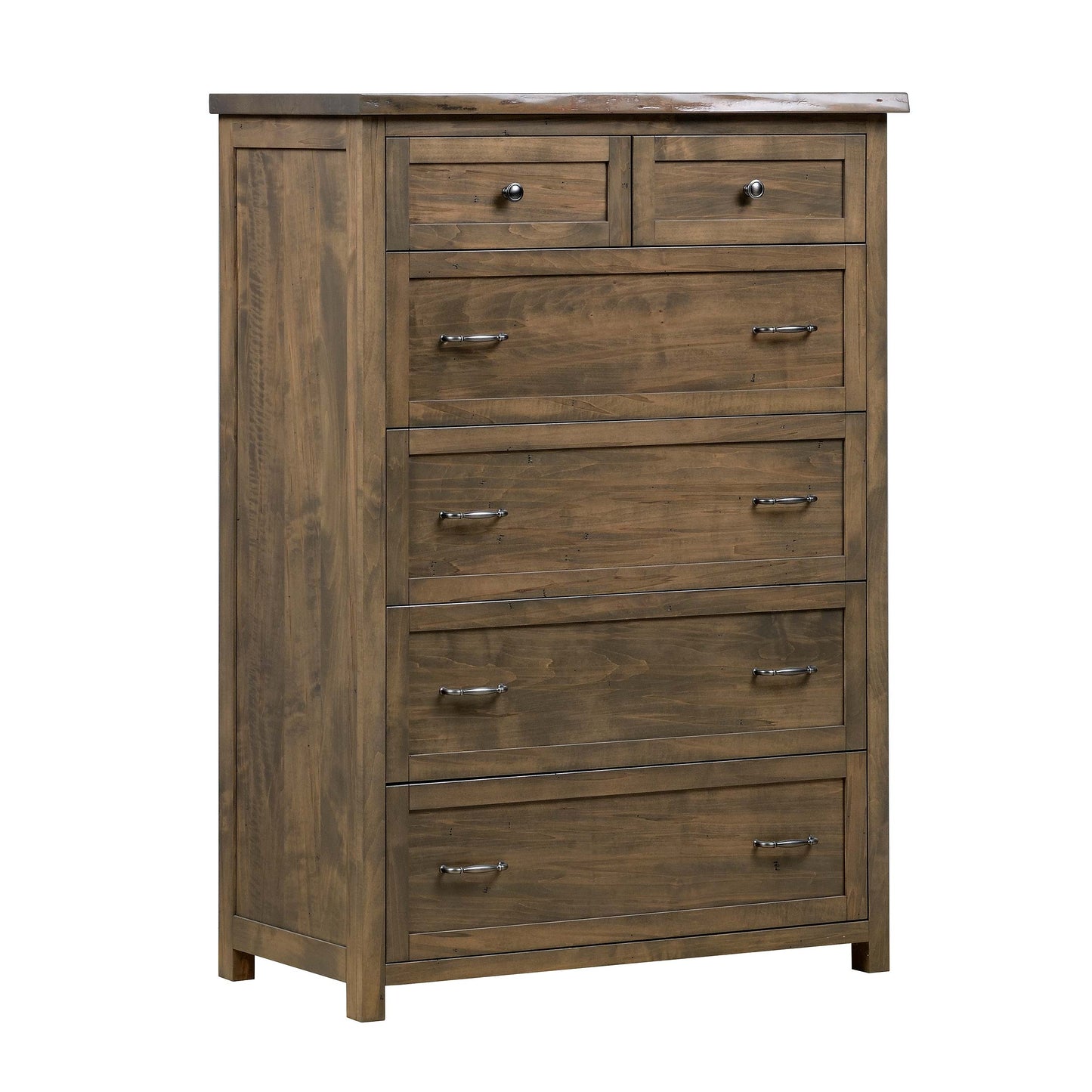 QW Amish Tuscany Live Edge 6 Drawer Chest - 857W-TUS-211-CH