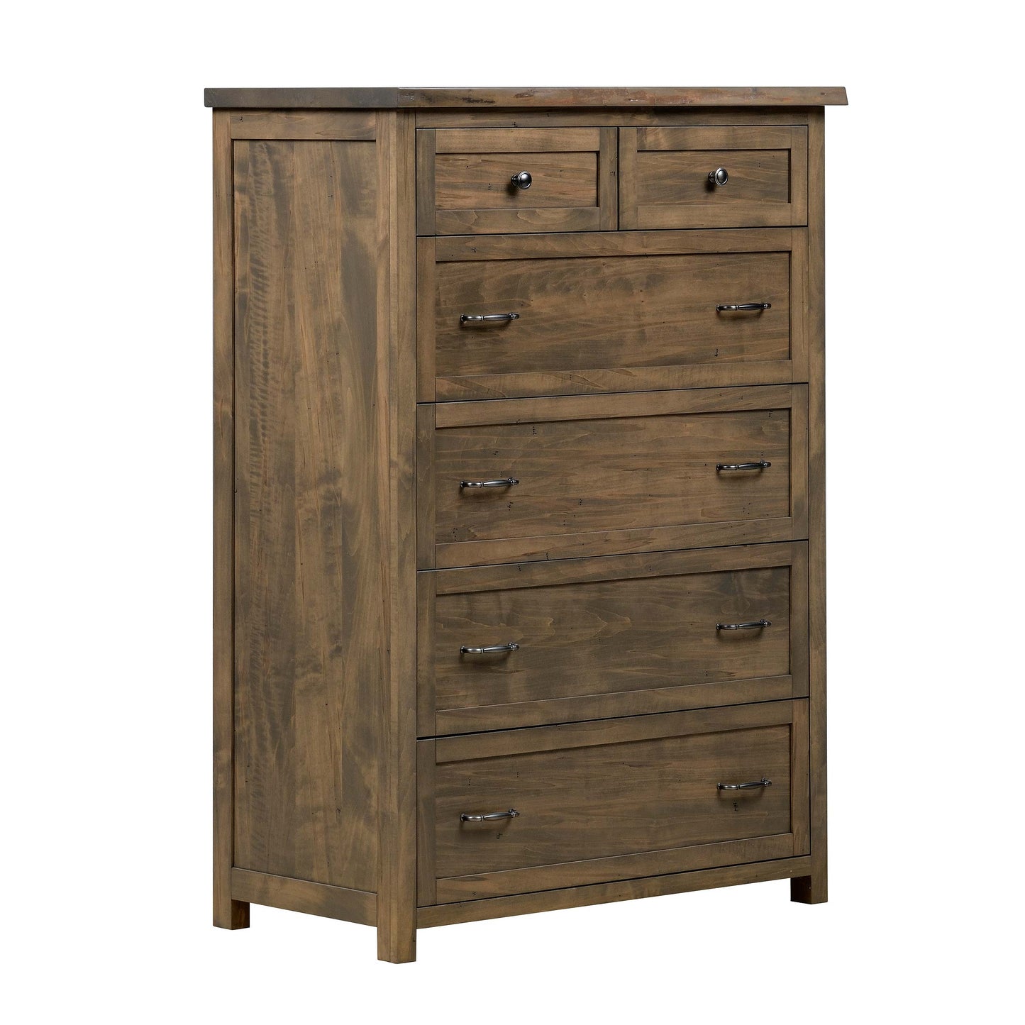 QW Amish Tuscany Live Edge 6 Drawer Chest - 857W-TUS-211-CH