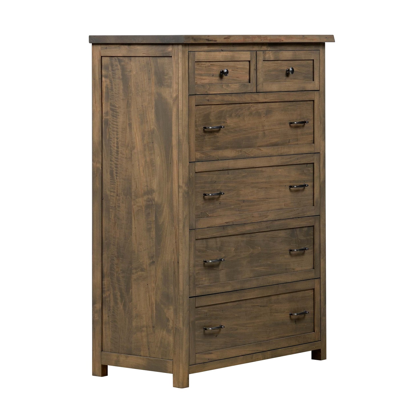 QW Amish Tuscany Live Edge 6 Drawer Chest - 857W-TUS-211-CH