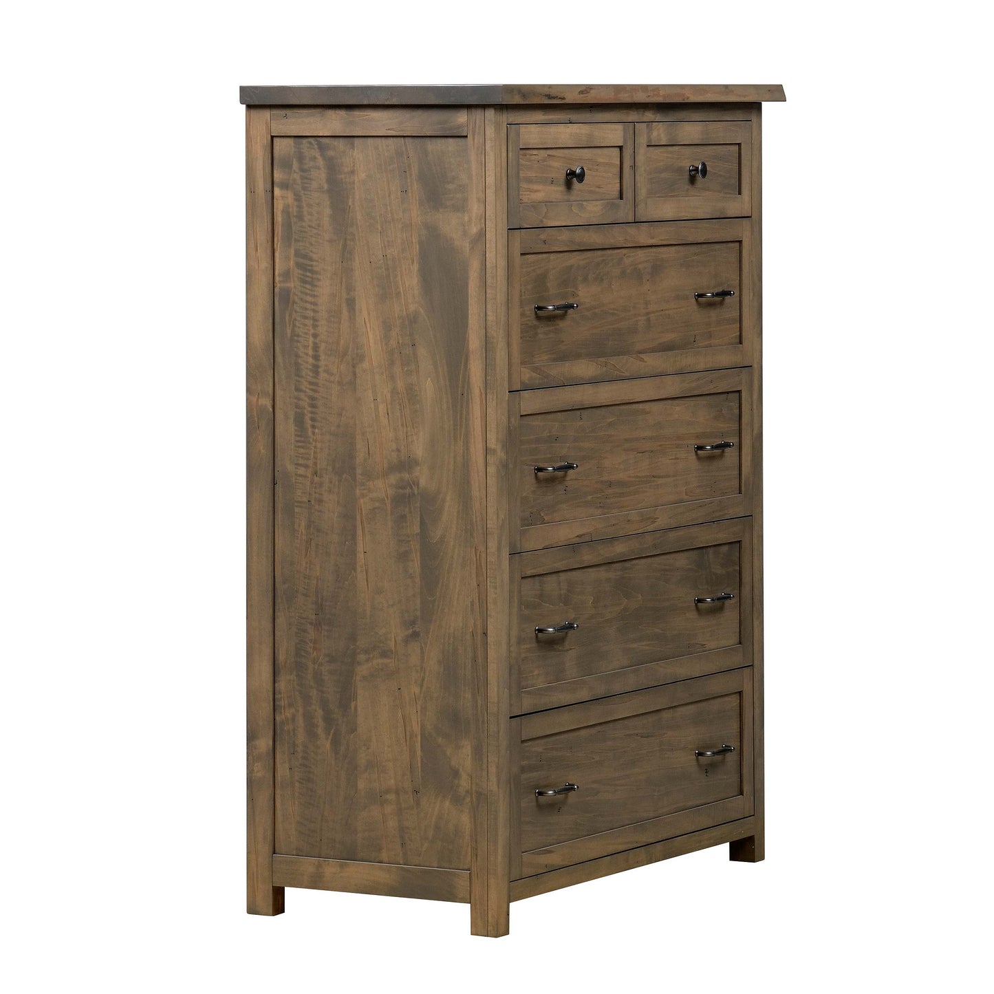 QW Amish Tuscany Live Edge 6 Drawer Chest - 857W-TUS-211-CH