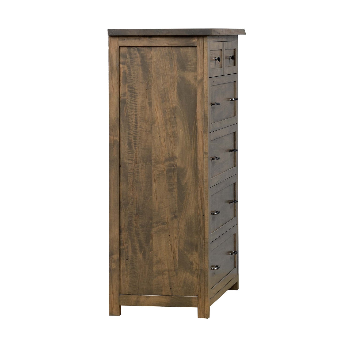 QW Amish Tuscany Live Edge 6 Drawer Chest - 857W-TUS-211-CH