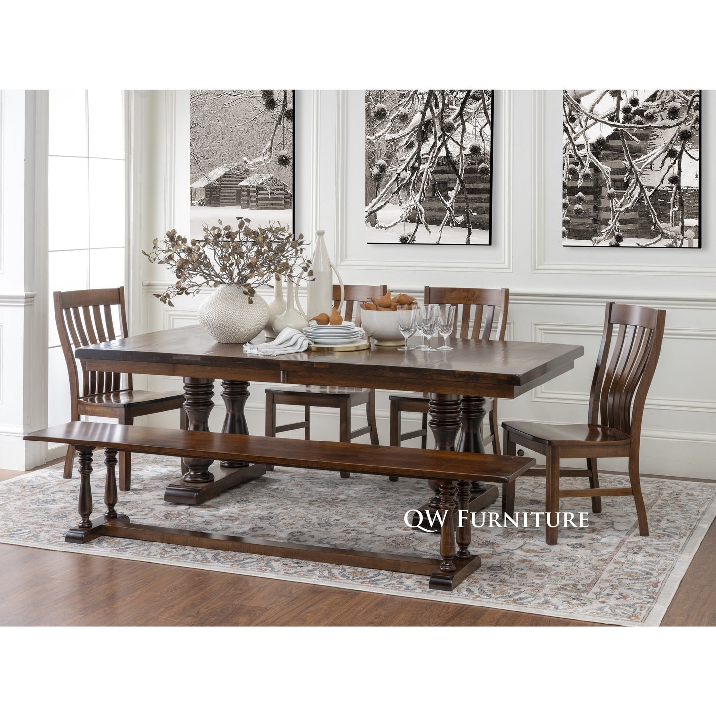 QW Amish Verona Table - 371Y-VERONA
