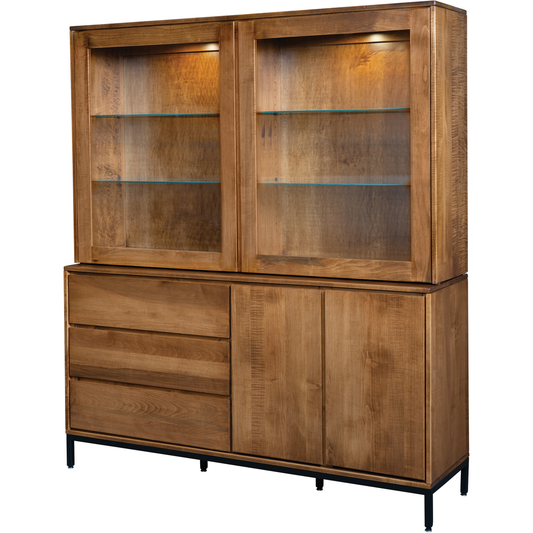 QW Amish Windsor Hutch - 810C-WIH6676