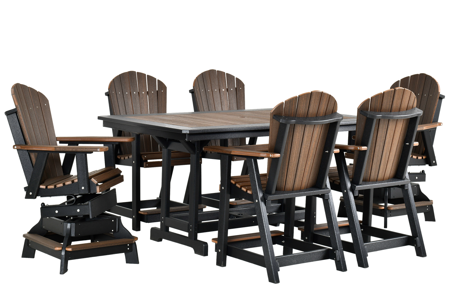 QW Amish Yukon 44x72 Table (Select Height) - 121L-YRHT4472