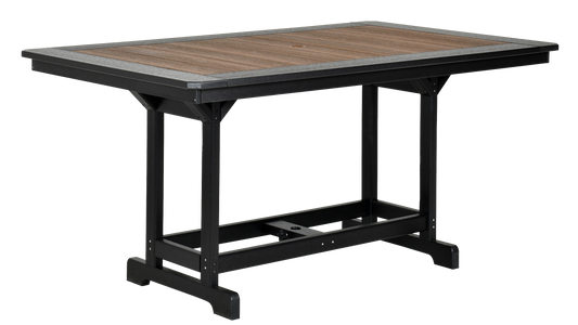 QW Amish Yukon 44x72 Table (Select Height) - 121L-YRHT4472