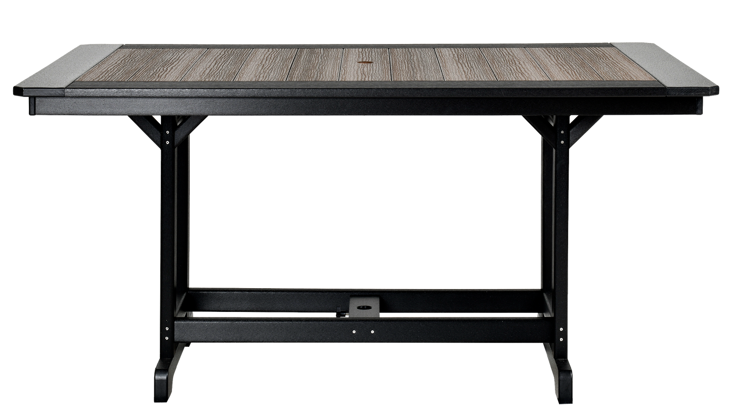 QW Amish Yukon 44x72 Table (Select Height) - 121L-YRHT4472