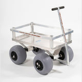 Alumacart Calypso Cruiser Rust Resistant Beach and Fishing Wagon with Rod Holders New