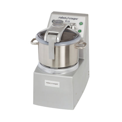 Robot Coupe R 15 Ultra Vertical Food Processor with 15 Qt. and 4 Qt. Stainless Steel Bowls - RCR15ULTRA