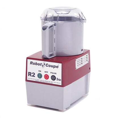 Robot Coupe R2B Food Processor with 3 Liter Gray Bowl - RCR2B