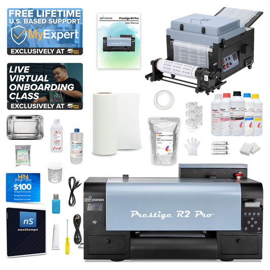 DTF Station 13" Prestige R2 Pro Miro Bundle - BNDL-DTFS-PRR2PRO-SHAKER-13-V-S