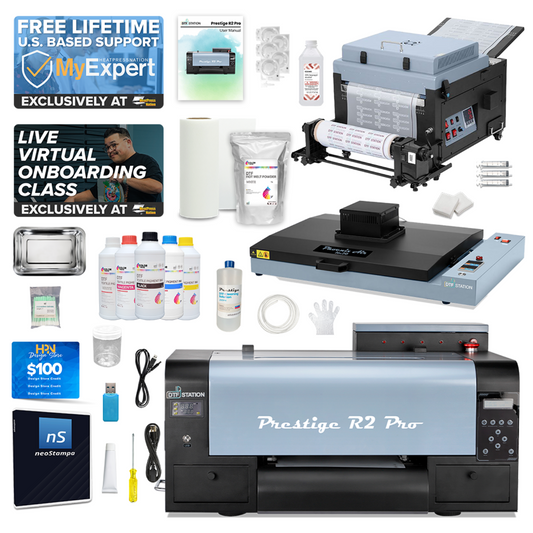 DTF Station Prestige R2 Pro 13" Curing Oven and Miro 13 Max Shaker Bundle - DTFS-PRR2PRO-PX16X20-M13-INT-V-S