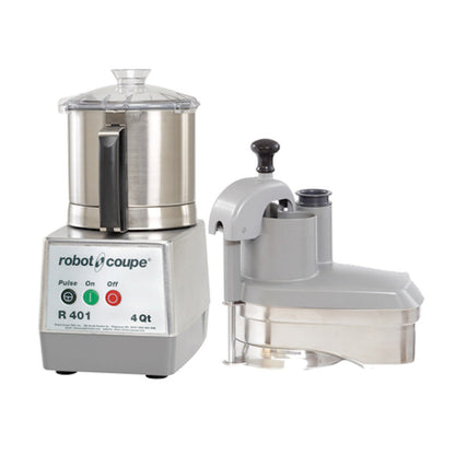Robot Coupe R401 Combination Food Processor with Stainless Steel Bowl - RCR401