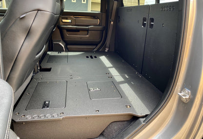 GOOSE GEAR Ram 2500/3500 2009-Present 4th & 5th Gen. Crew Cab - Second Row Seat Delete Plate System - 1110-GGR-SH