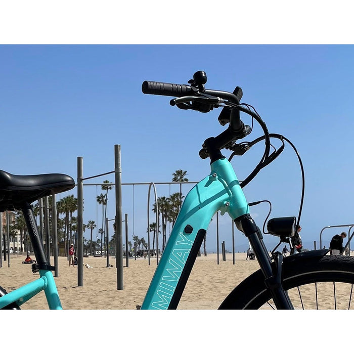 Himiway Rambler | Electric City Commuter Bike - HIMRamblerOceanBlue