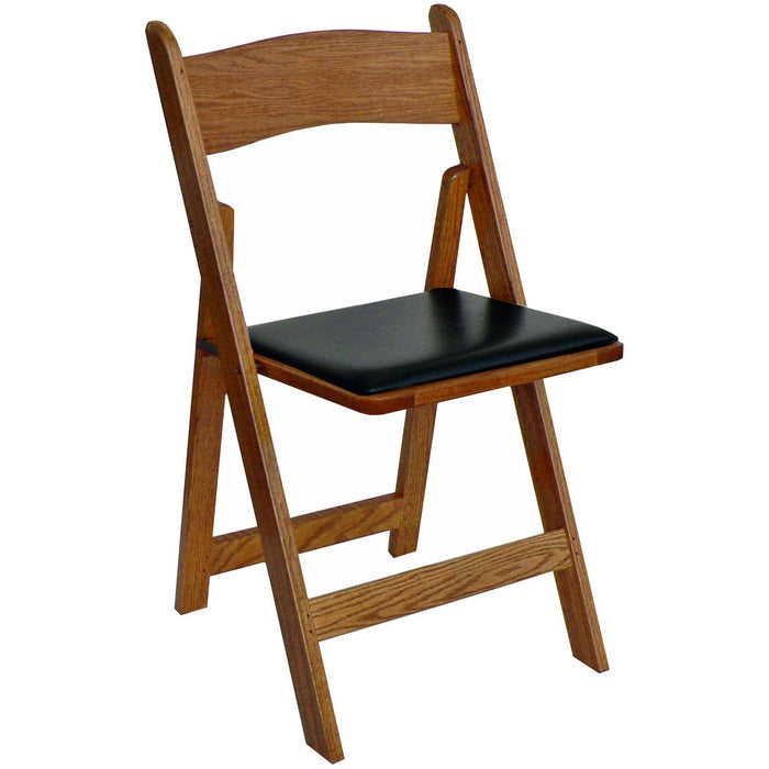 Kestell Oak Folding Poker Chair Set - 210F