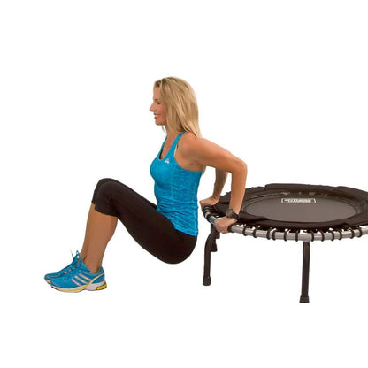 Disc-O-Bed JumpSport 370 Indoor Lightweight 39-Inch Heavy Duty Fitness Trampoline, Black - 250169